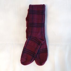 Plaid Urban Outfitters tights NWOT